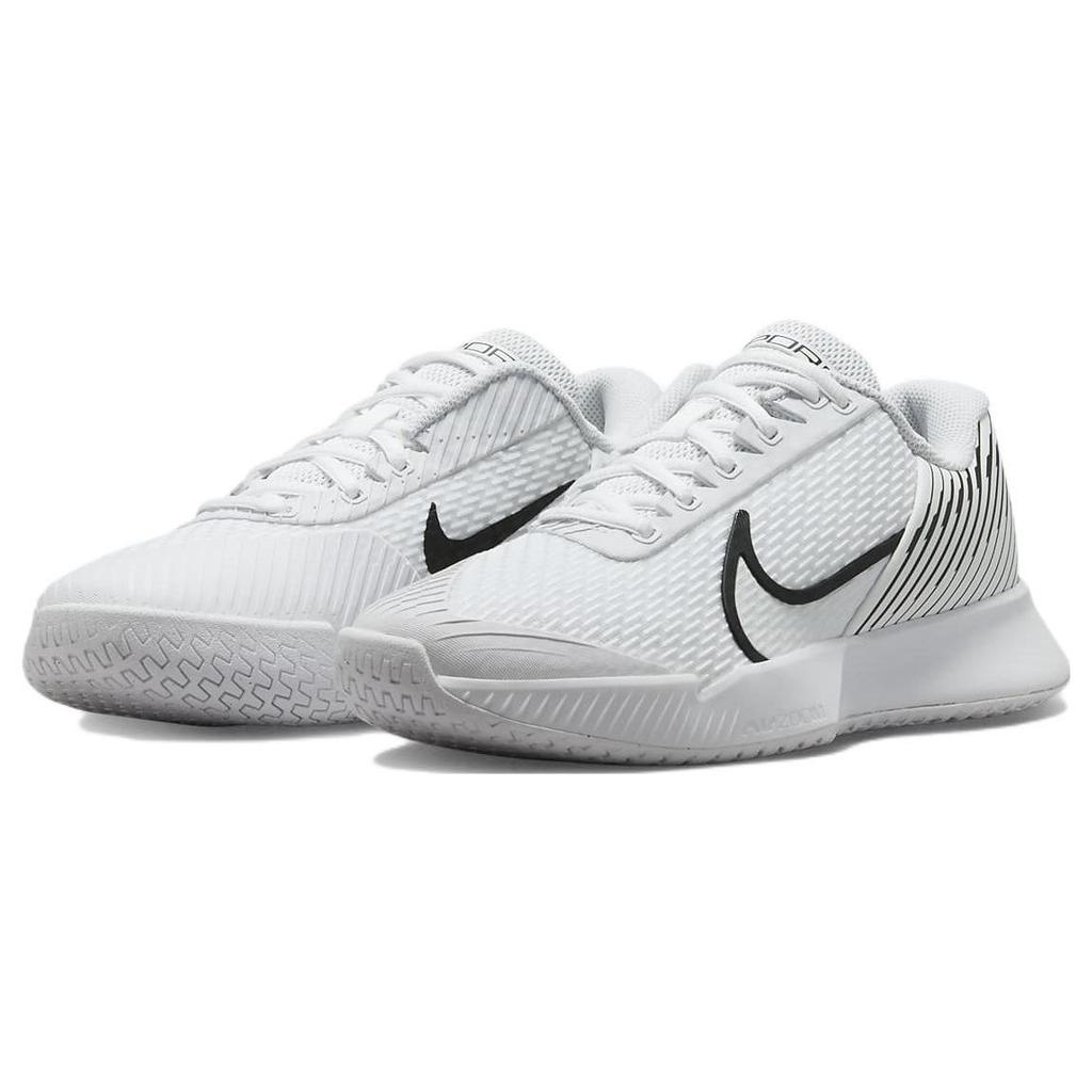 Nike Женские теннисные кроссовки Court Air Zoom Vapor Pro 2 Белый Чистый платиновый Черный DR6192-101
