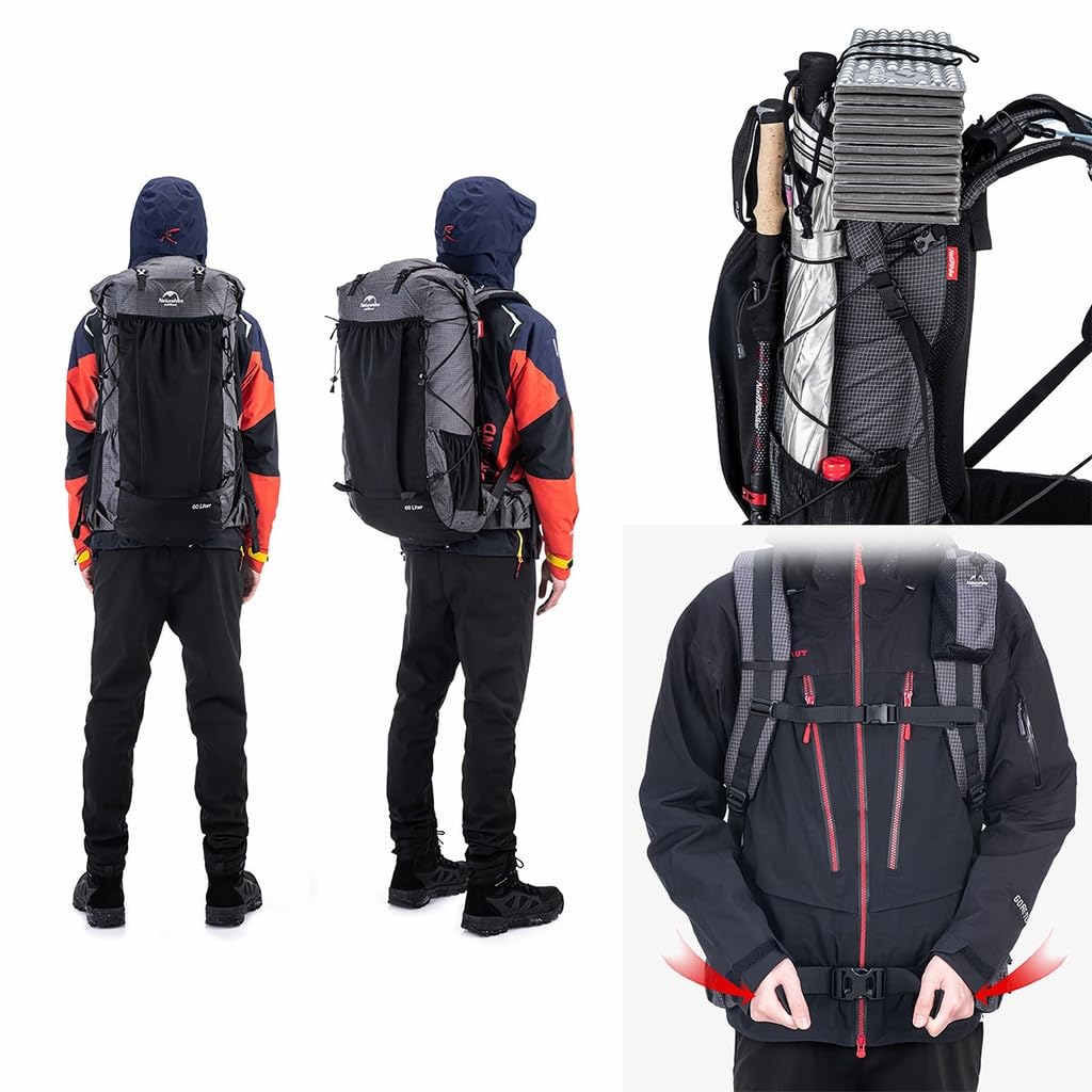 Naturehike походная сумка с дождем на открытом воздухе скалолазание большой скалолазание походы для стихийных бедствий кемпинг крышка, рюкзак, рюкзак, многофункциональный,