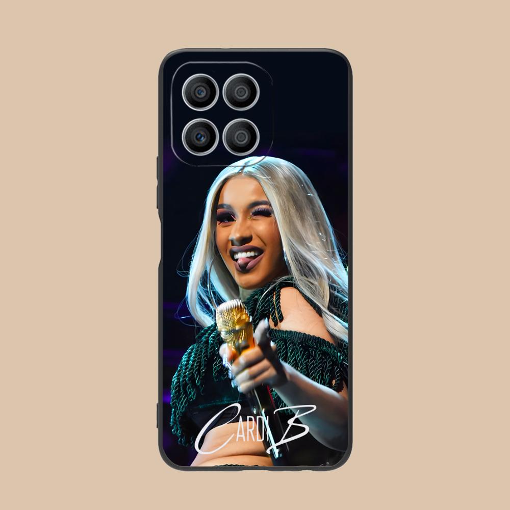 Матовый ТПУ чехол для мобильного телефона Cardi B для Honor 90 80 70 60 50 30 20 10 9 8 7 Pro S SE Lite 5G Цветной печатный чехол