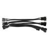 2pcs PWM Fan Extension Cable Professional 4 Pin PC Internal Motherboard Fan Power Extension Cable
