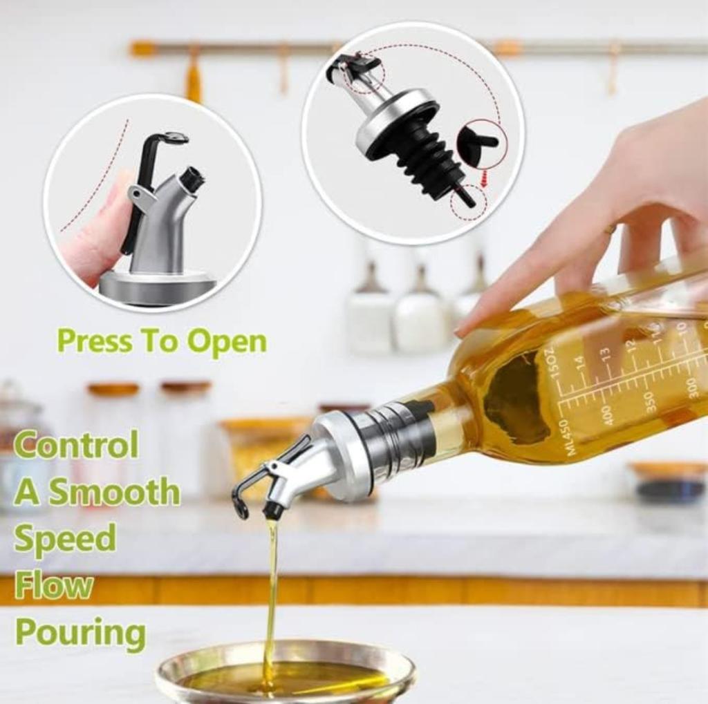 20 шт. Дозатор-пробка для бутылок оливкового масла и уксуса, носики для масла, герметичные носики для бутылок для уксуса, салата, вина и т. д.