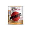 Vernis Synthetique Decor Marron Brillant 0,250l M10100114 Titanlux - Titanlux