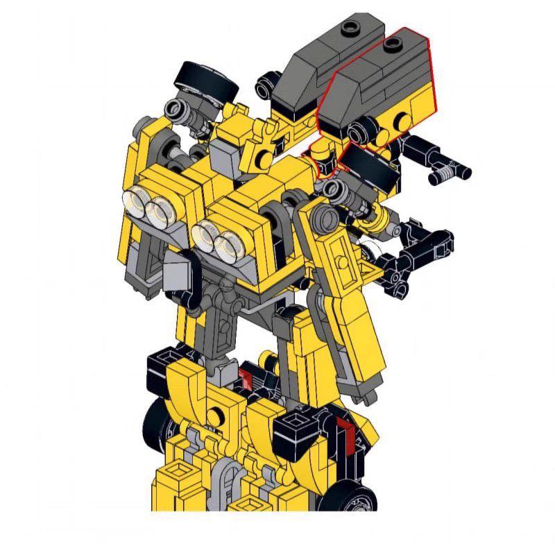 Совместимо с конструкторами MOC-152403 Деформируемая модель Шмеля Украшение на день рождения Подарок Новая модель Для мужчин