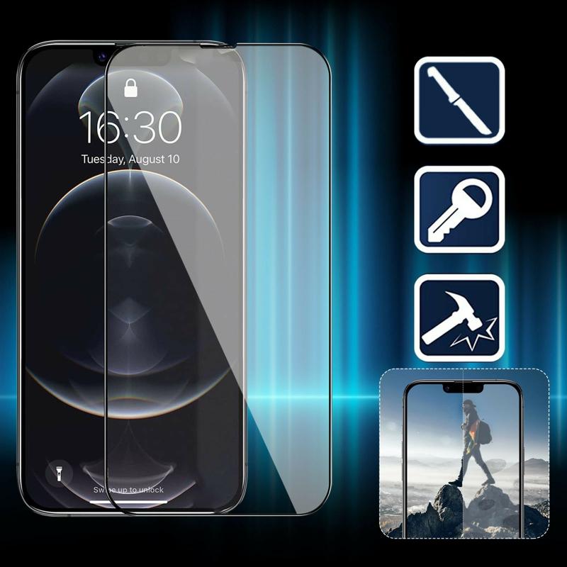 Закаленная пленка для iPhone 14/13/12/11/XR 2 шт.
