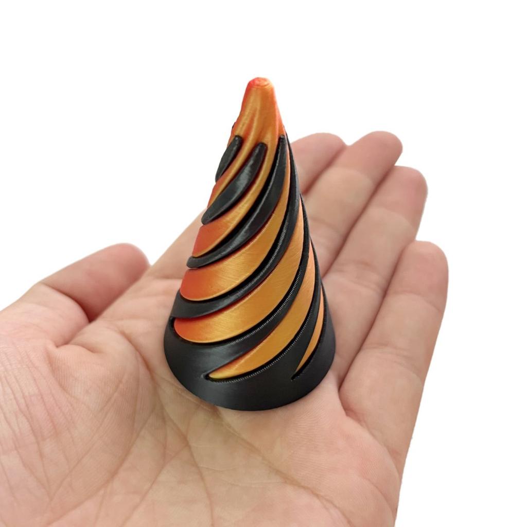 Невозможная Пирамида Сквозная Скульптура Спираль Винт Фиджет 3D Игрушка Спираль Конус Декомпрессия Тревога Облегчение Детей Взрослых Игрушка Подарок