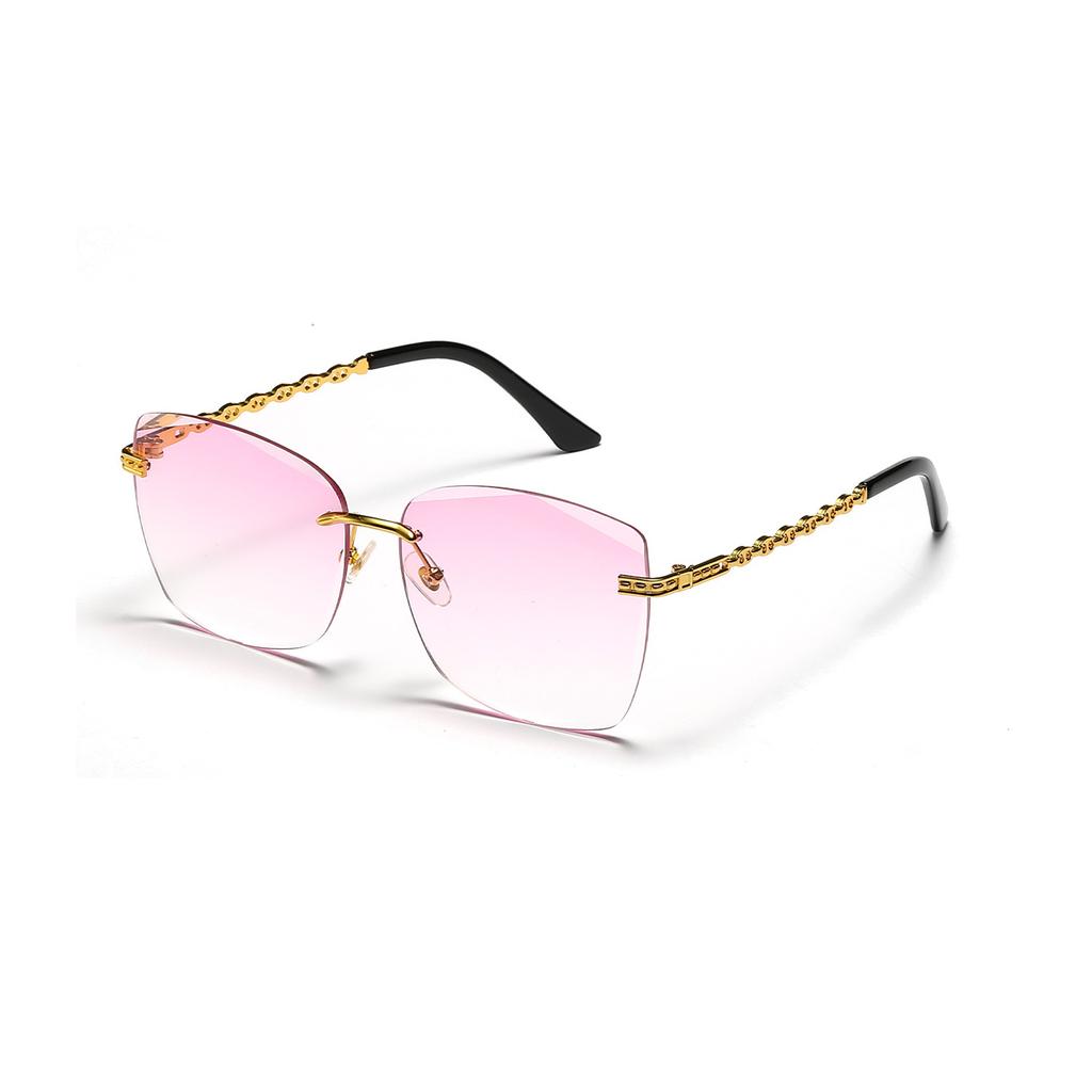 Солнцезащитные очки без оправы, квадратные солнцезащитные очки с большой оправой, закрывающие лицо для женщин, изысканные солнцезащитные очки с большой оправой для мужчин