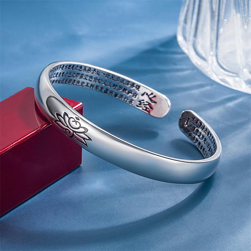 Новое поступление, браслет Namo Amitabha Sutra, женские аксессуары для рук, классический браслет в форме лотоса для женщин, благословение, амулет, ювелирные изделия для женщин