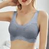 Women's Fashion Casual Solid Color Shoulder Underwear Nipple Comfortable Bra