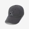 LUVM MITCHI COTTON BALL CAP 3_CHARCOAL GRAY