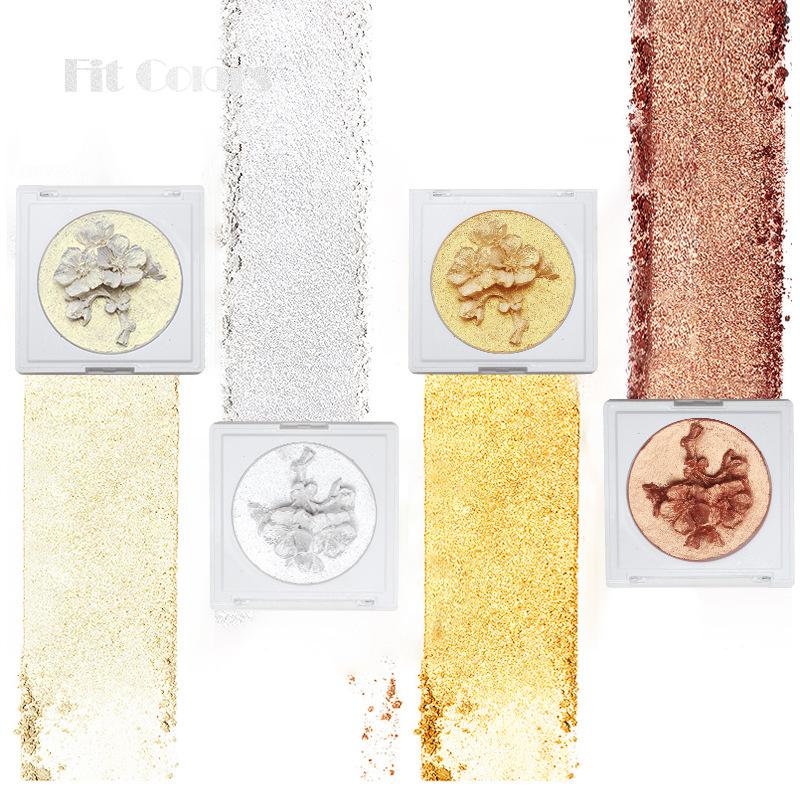 Подходящие цвета 3D Carving Plum Blossom High Disc Подтяжка тела Лицо Лицо Блестящая трехмерная восстанавливающая пудра