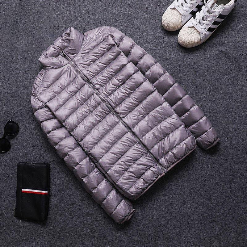 Autumn and Winter Cotton-padded Clothes Men's Light and Fashionable Cotton-padded Clothes Hooded Short Youth Stand-up Collar Cotton-padded Jacket