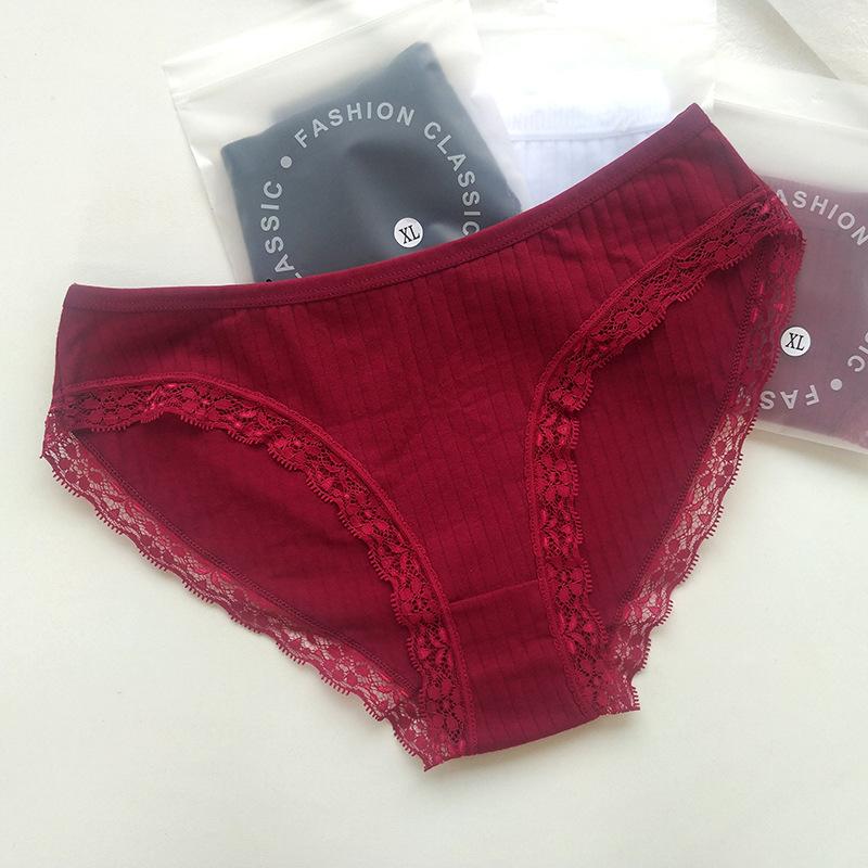 Soft and Breathable High Quality Comfort Panties Summer Female Sexy Triangle Panties Female Mid-waist Ladies Panties Cotton Breathable Sexy Briefs