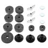 Dreld 18-Piece Set of Cymbal Felts, Cymbal Sleeves, Base Wing Nuts, and Cymbal Washers, Replacement Accessories for Cymbal Stands and Drum Sets