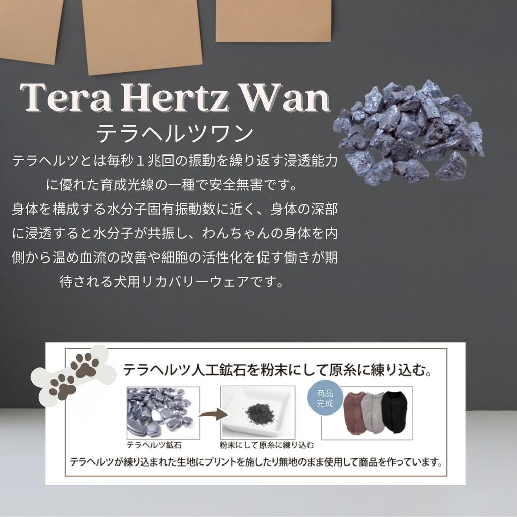 WAG WELL TOKYO x Терагерцовый Топ для Восстановления Собаки, Органический Хлопок, Серый, Средний, Прохладный