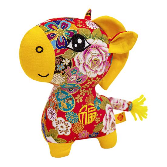 Плюшевый кулон в национальном стиле для года Лошади - Фестивальный подарок на удачу и настольное украшение