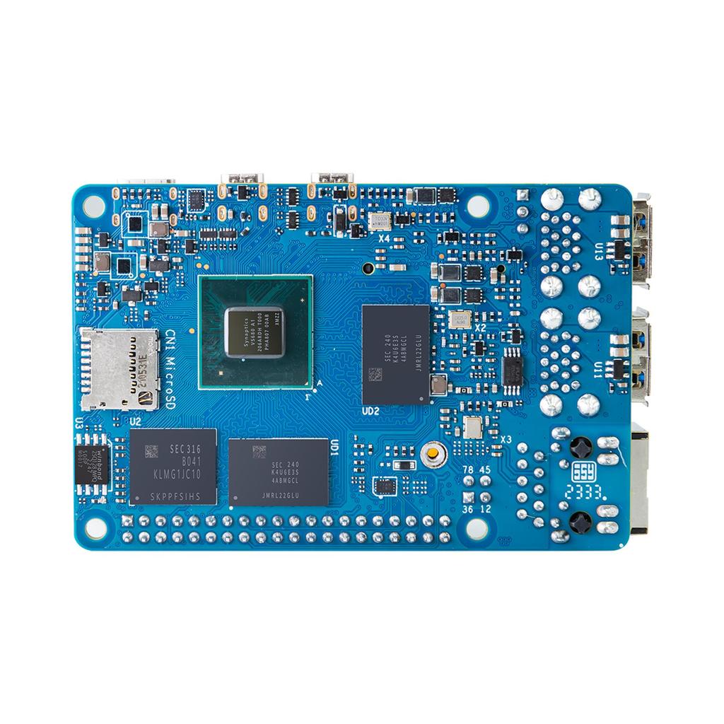 Banana Pi BPI-M6 Synaptics VideoSmart VS680, четырехъядерный процессор Cortex-A73, 4 ГБ LPDDR4, 16 ГБ eMMC, графический процессор Imagination GE9920 до 6,75 топов