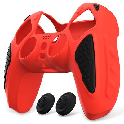Силиконовый чехол для контроллера PlayVital ps5, силиконовая кожа, эргономичный мягкий резиновый защитный чехол для ps5 с колпачком для джойстика или контроллера, нескользящий