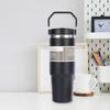 30 Travel Tumbler with Handle, 9.2 Inch Tall Coffee Mug, Fits Car Holder, Double Wall Insulated