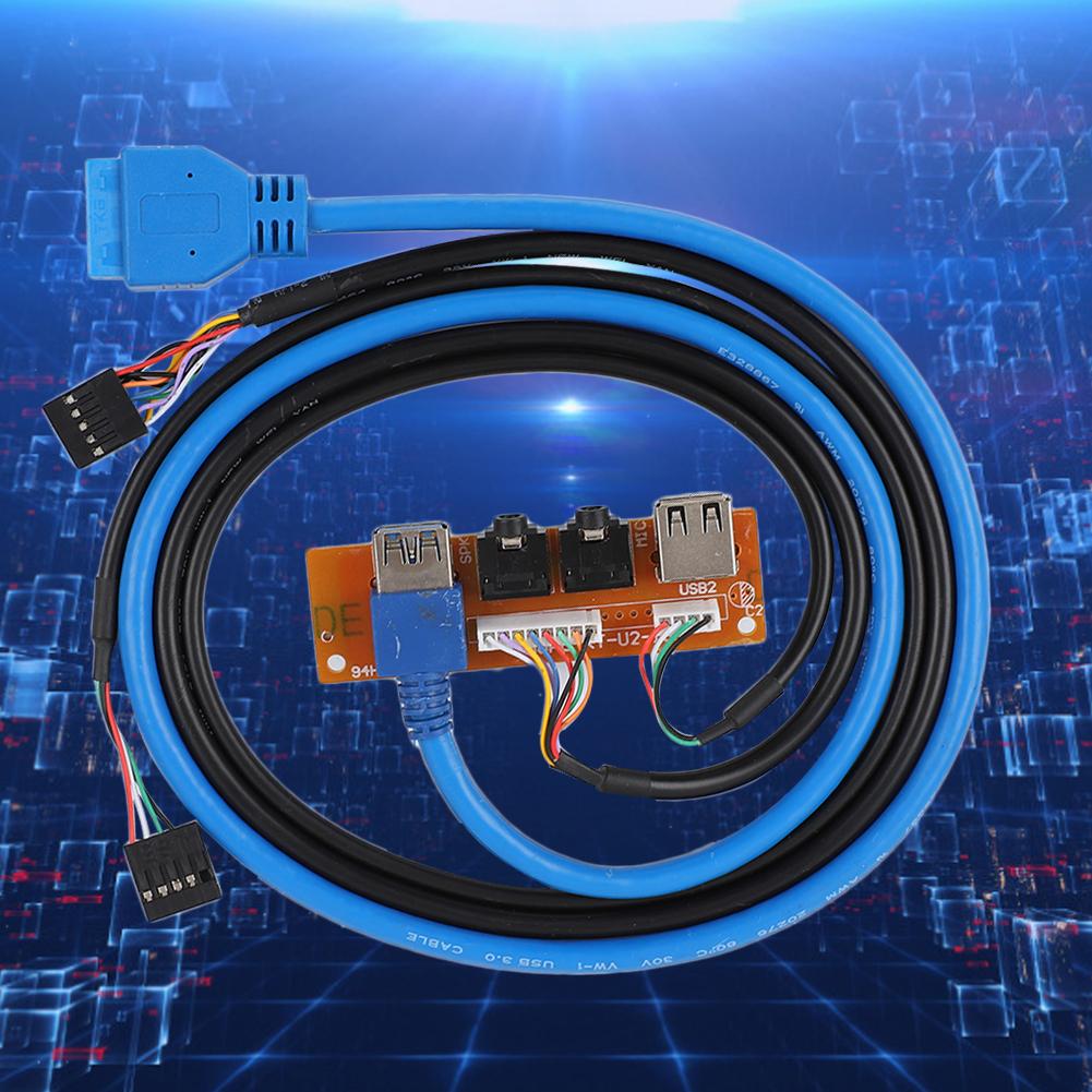 Computer Chassis Case Front Panel O Interface Panel USB3.02.0 with Cable