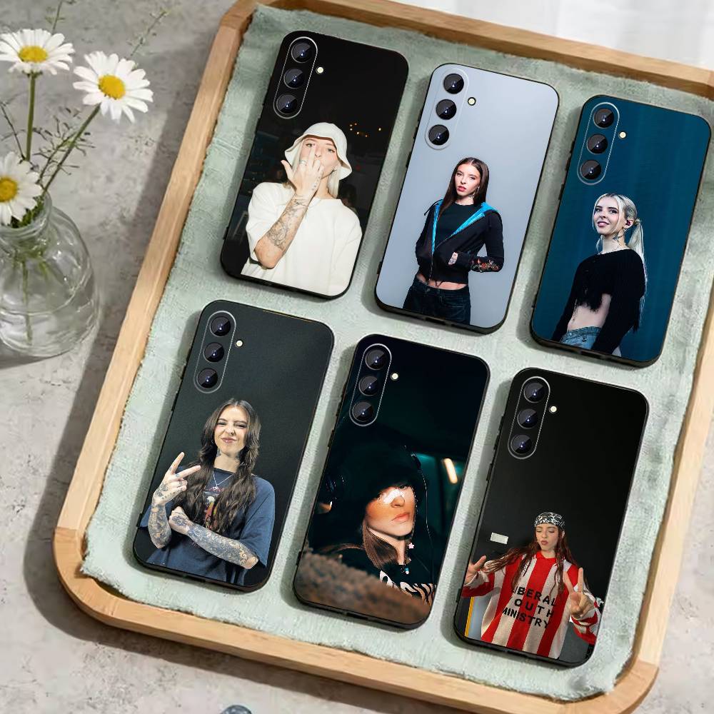 Чехол для телефона Singer E-Young Miko для Samsung Galaxy A73, A72, A71, A70, A52, A51 Другие Мягкий Черный Чехол