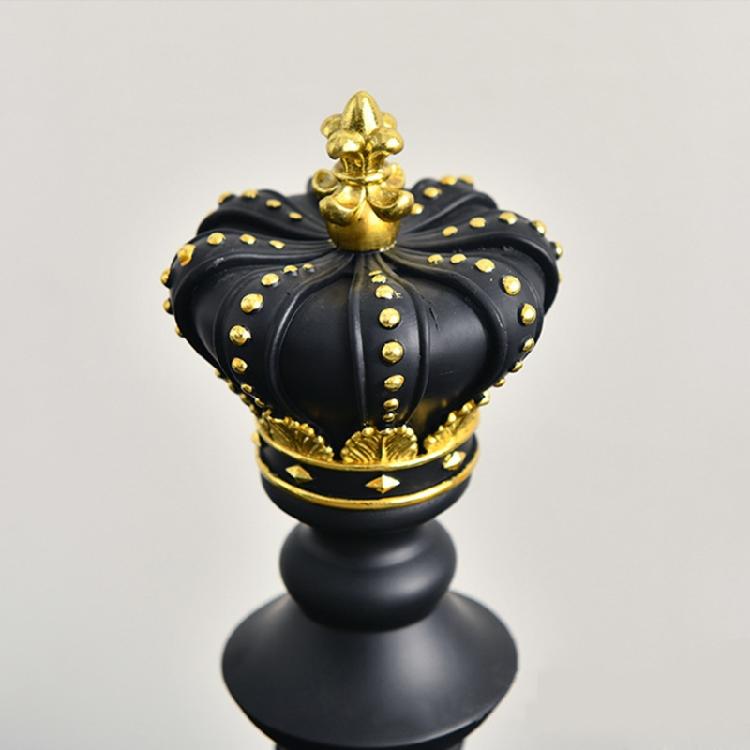 Смола Шахматные фигуры Настольные игры Международные шахматы Фигурки Ретро Домашний декор