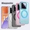 For Xiaomi 15 Funda Candy Colorful Magnetic Matte PC Phone Case For Xiaomi 14T 14 Ultra 15 14 T Pro Translucent Shockproof Cover
