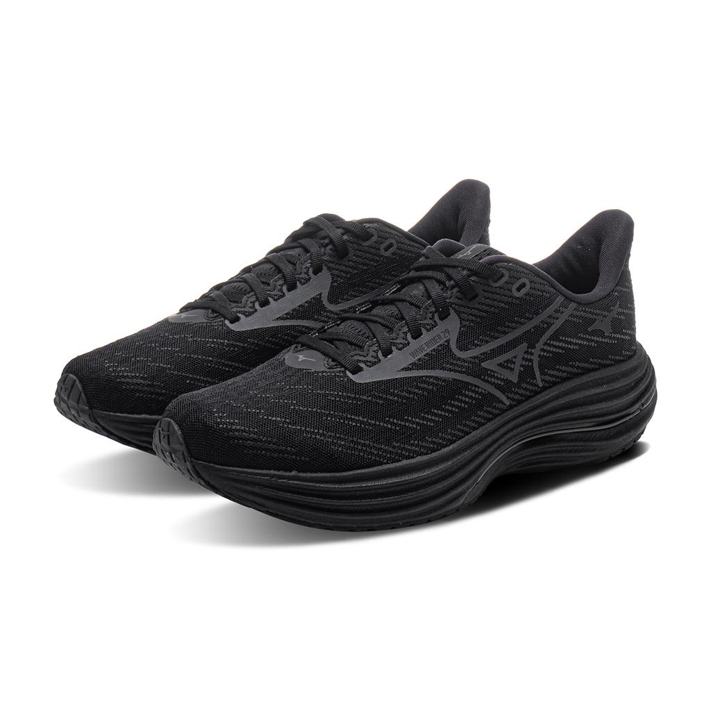 Mizuno Wave Rider 29 Модные низкие кроссовки для бега Унисекс Кроссовки Черные J1GC250503