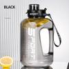 2.5L Large Capacity Sports Water Bottle with Straw Portable Plastic Space