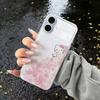 Кейс KT Flower Window с мгновенной сменой дизайна - Подходит для Apple 17 Pro, 16, 15, 14P, 13, Ударопрочный, Прозрачный, Мягкий чехол.