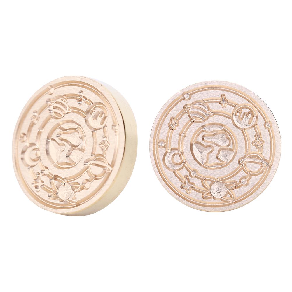 Космос Луна Звезда сургучная печать штамп DIY сургуч головка для скрапбукинга свадебные приглашения фотоальбом специальный штамп печать