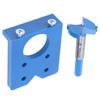 Hinge Hole Opener Blue Accuracy Locator Door Drilling Guide Woodworking Tools Set 35mm