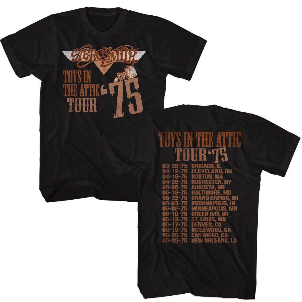 Aerosmith Tita Tour 75 Музыкальная футболка