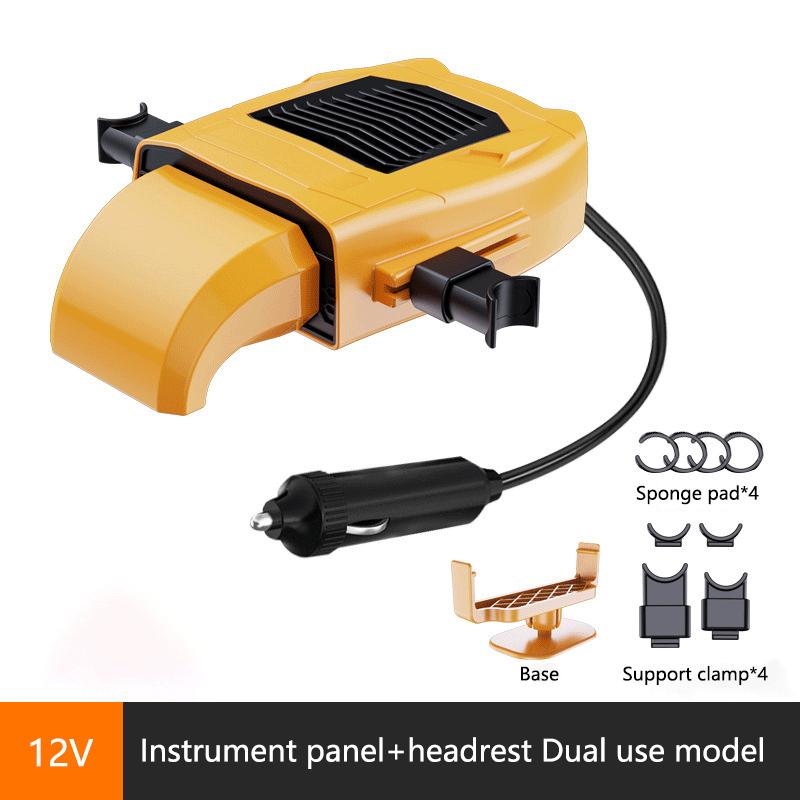 12 В электрический вентилятор охлаждения обогреватель демистер дефростер 150 Вт обогреватель портативный автомобильный вентилятор обогреватель с вращением на 360 градусов для салона автомобиля