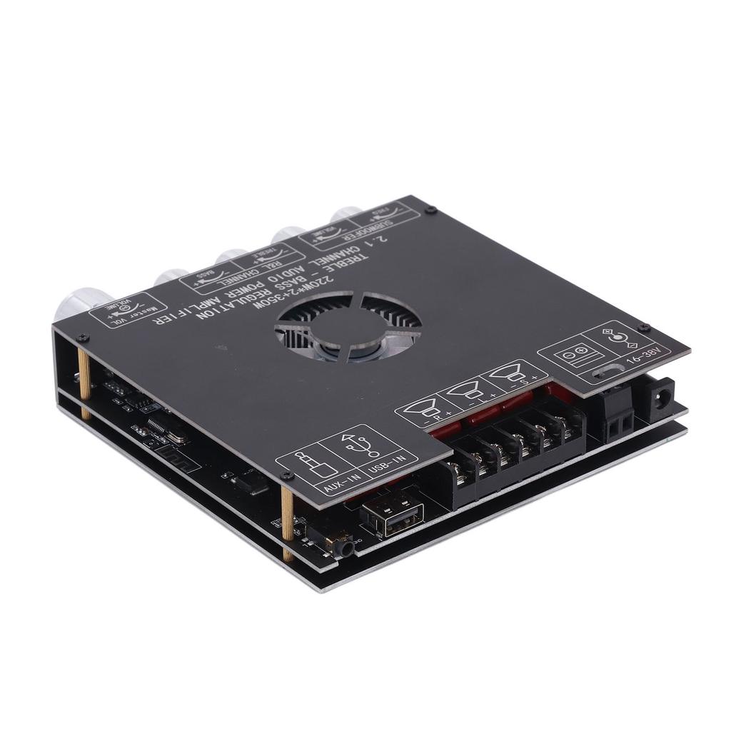 Power Amplifier Module 2.1 Channel BT5.1 AUX U Disk USB Sound Card Inputs TPA3255 Amplifier Board DC