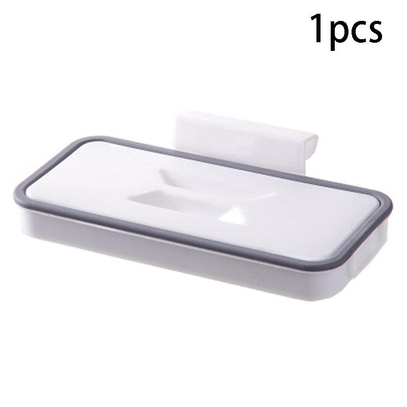 Minimalist Garbage Rack, Hanging Cabinet Door, Garbage Rack, Household Kitchen Plastic Perforated Wall Hanging Garbage Bin