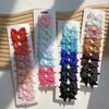 10Pcs/pack Multi-color Kids Hair Clips Solid Color Bowknot Barrettes Bow Hairpin  Hair Accessories