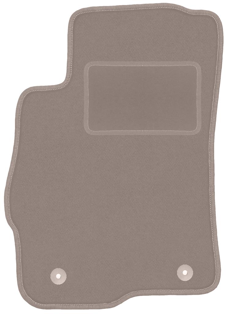 Beige driver's mat for: Chevrolet Aveo II T300 hatchback, sedan (2011-)