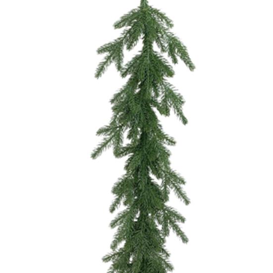 Winter Greenery Garland Artificial Pine Needle Garland Christmas Hanging Faux Pine Branch