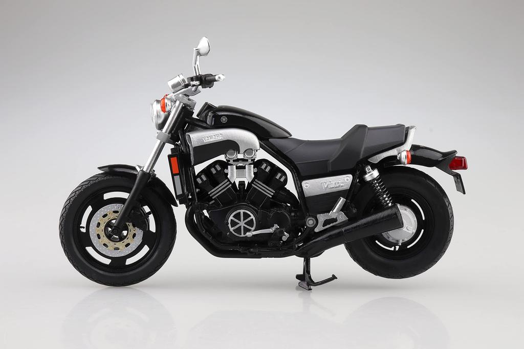 Skynet Completed Bike Yamaha Vmax Black 2 1/12