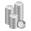 10Pcs Mason Jar Lids Smooth Edge Easy To Clean Rust-proof Tinplate Mason Jar Covers Storage Can Lids Decor