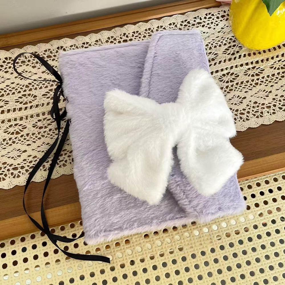 Bowknot Photo Album Plush 3-inch Small Card Storage Binder Creative Photocard Holder  Student