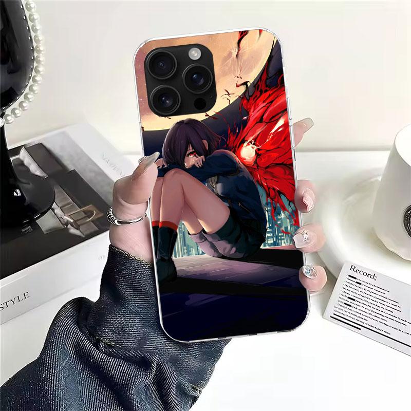 G-Ghoul Токио Тоука Кирисима Мягкий чехол для телефона Для IPhone 11 17 Air 16E 16 Pro Max 15 + 14 Plus 13 Mini 12 Apple 7 SE 8 Fundas Co