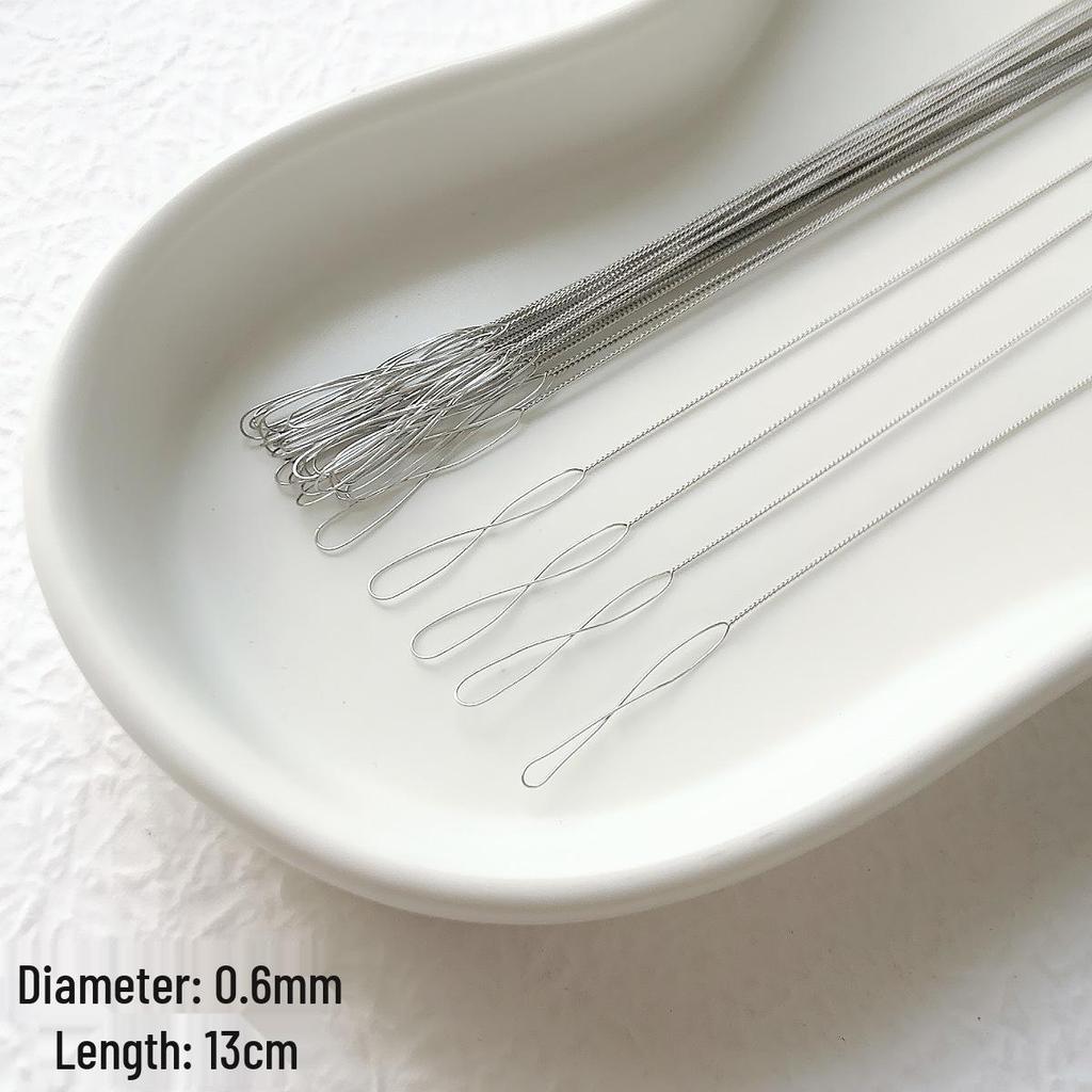 Twisted Needle Crochet Threader for Beading and Bracelet Making