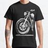 Plus Size S-3XL Motorcycle Printed T-shirt Men's Tops Fashion Clothes Tees