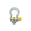 Lyre Shackle - TITAN - 5/8" - Galvanized Steel - 19 Mm Threaded Bolt - Ref 10319055