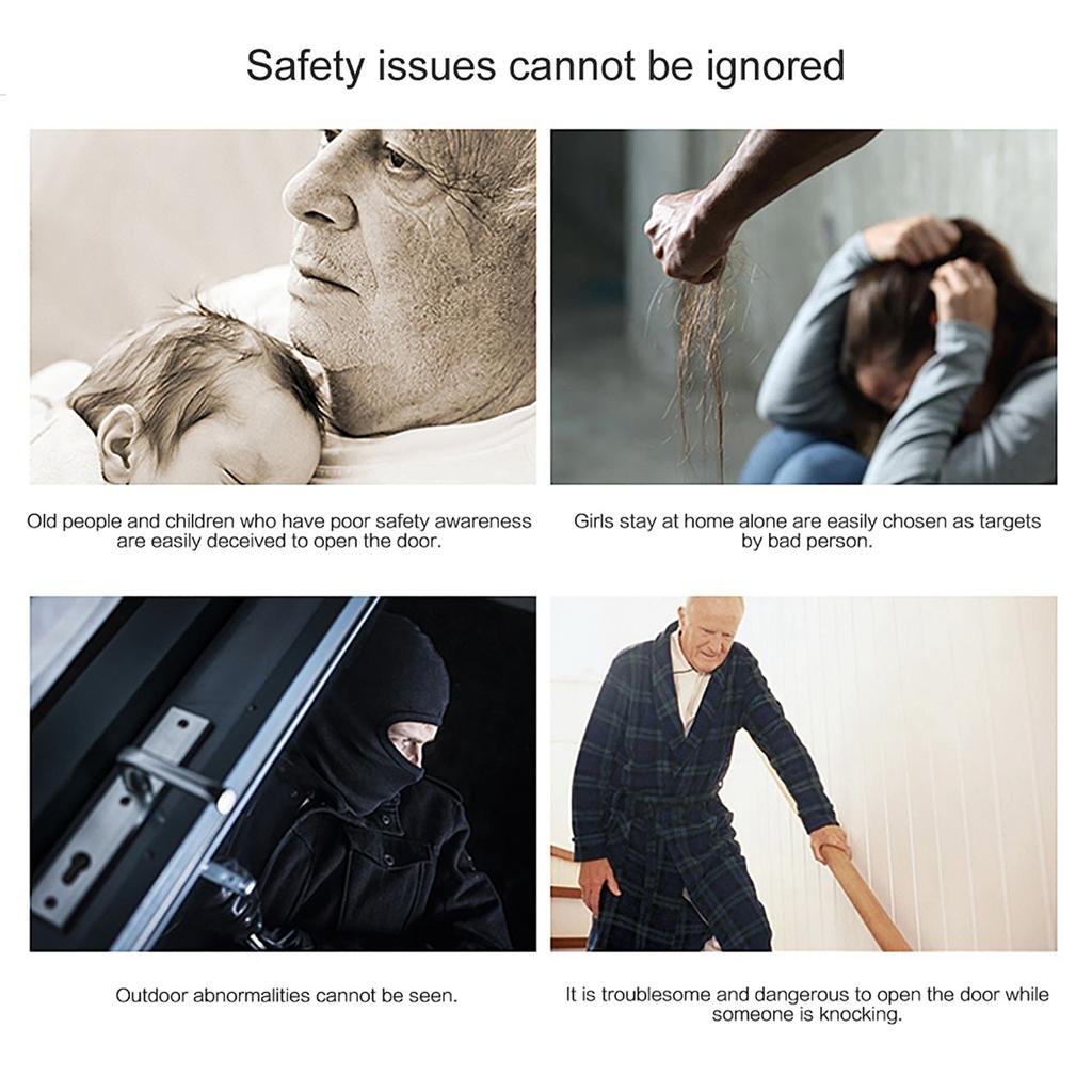 7 Inch HD LCD Video Intercom Doorbell System Door Phone Home Monitor Outdoor Camera