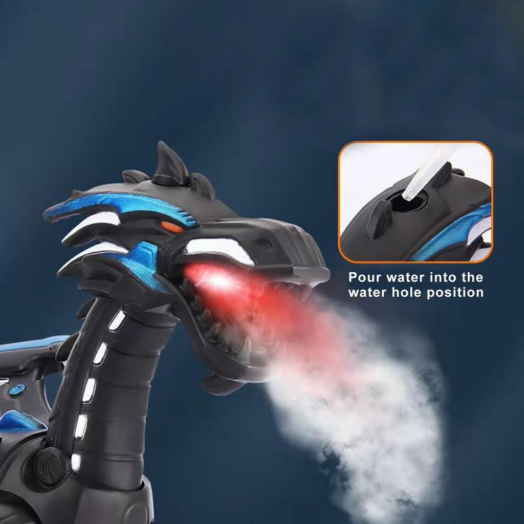 Mechanical Simulation Dinosaur Toy Multi Functional Sound and Light Walking Spray Dinosaur Toys