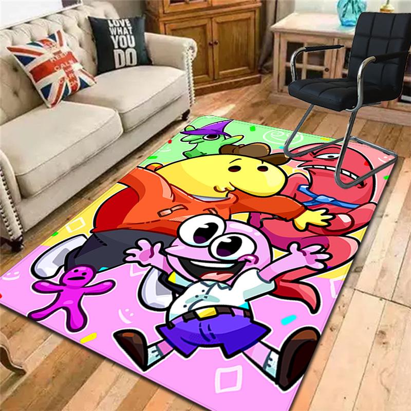 Smiling friends Rug Floor Mat for Living Room or Bedroom Soft and Comfortable Carpet a Gift for Birthday and Holiday.NFF0928150