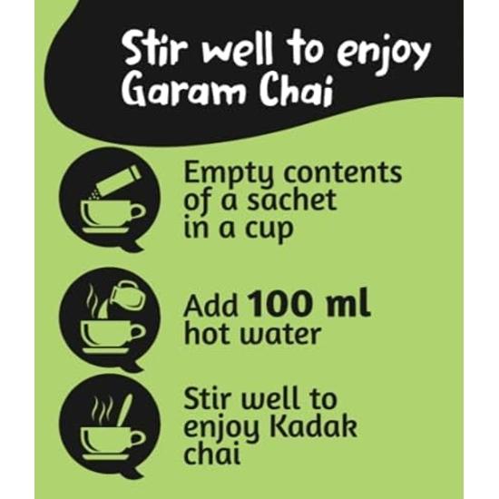Chaizup Daily 1 Min Instant Elachi Chai Premix - 36 пакетиков | Вкусы Elachi | 36 порций | 504 г