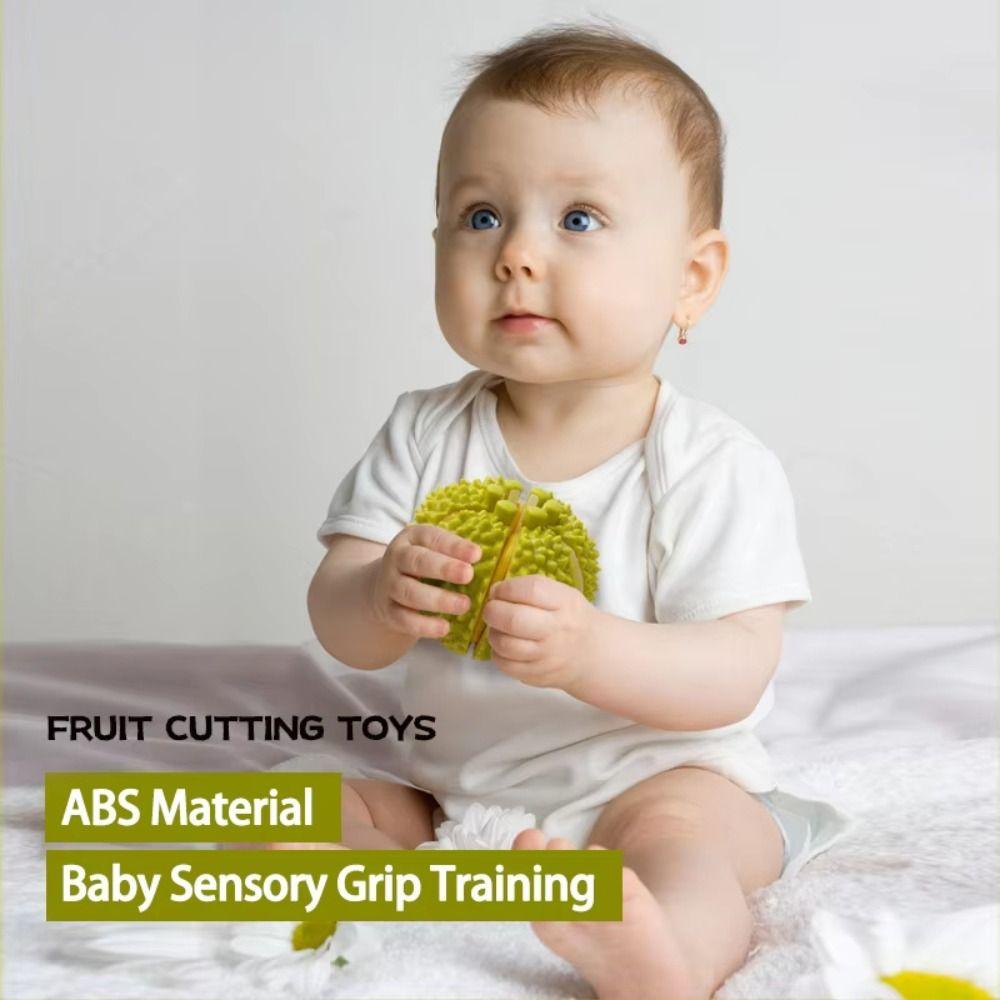 Interactive Durian Pretend Play Set Cutable Fruit Cutting Toys  Play Food Set